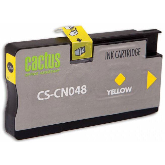 Картридж Cactus CS-CN048 Yellow - фото 2