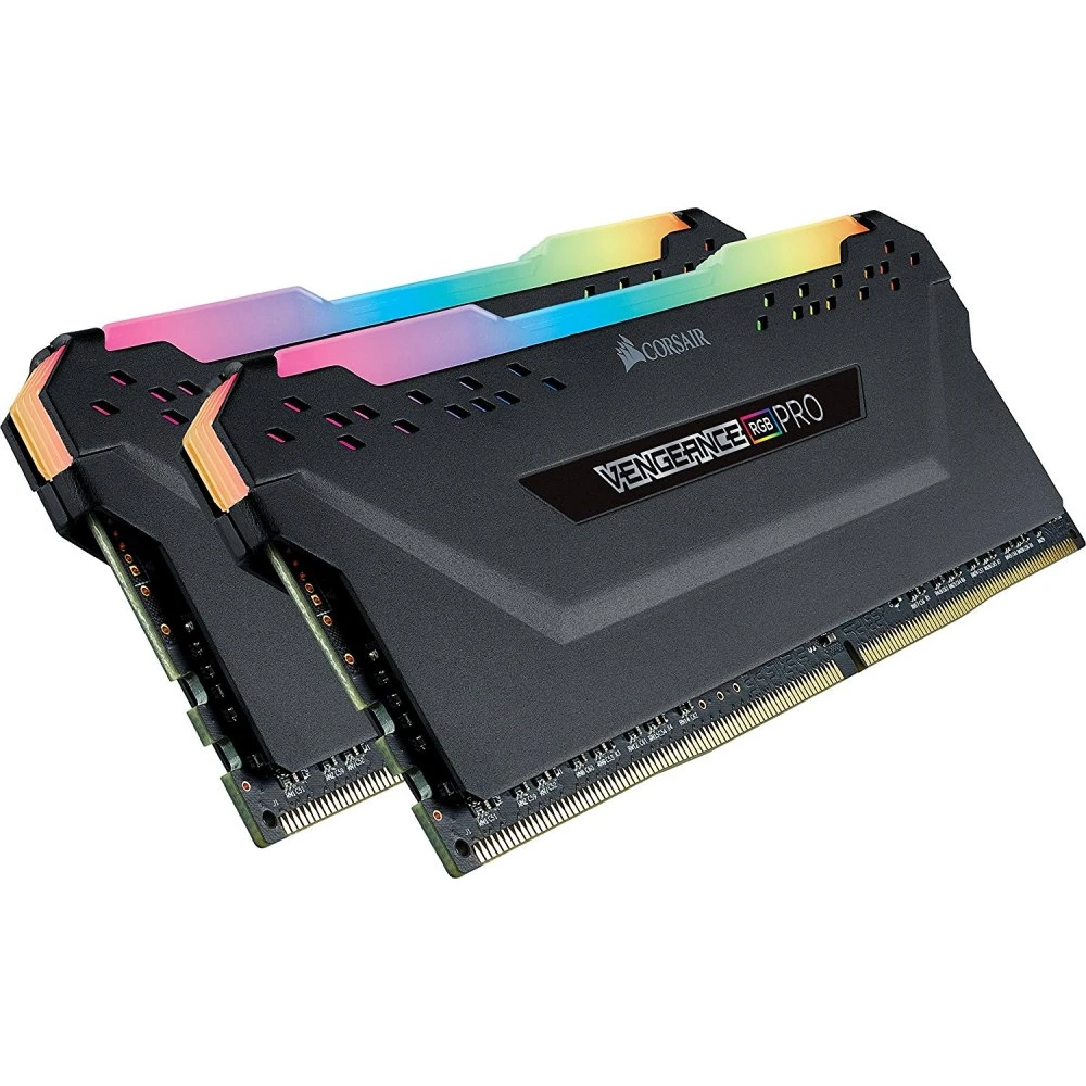 Оперативная память 16Gb DDR4 3200MHz Corsair Vengeance RGB PRO (CMW16GX4M2C3200C16) (2x8Gb KIT) - фото 2