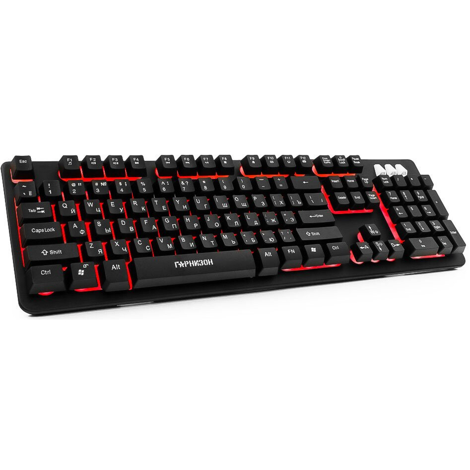 Клавиатура Гарнизон GK-300G Black - фото 2