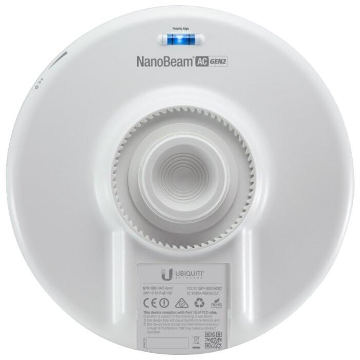 Радиомост Ubiquiti NanoBeam 5AC-Gen2 - NBE-5AC-Gen2 - фото 3