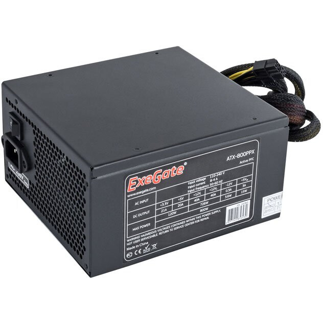 Блок питания 800W ExeGate ATX-800PPX - EX220363RUS