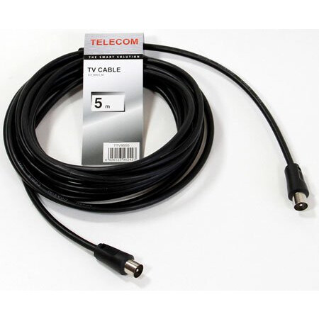 Антенный кабель Telecom TTV9555-5M, 5м