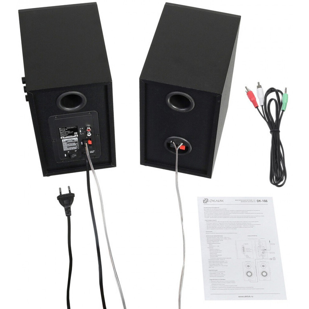 Колонки Oklick OK-166 Black - фото 5