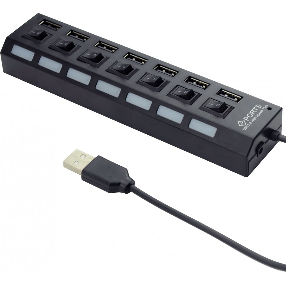 USB-концентратор Gembird UHB-U2P7-02 - фото 3