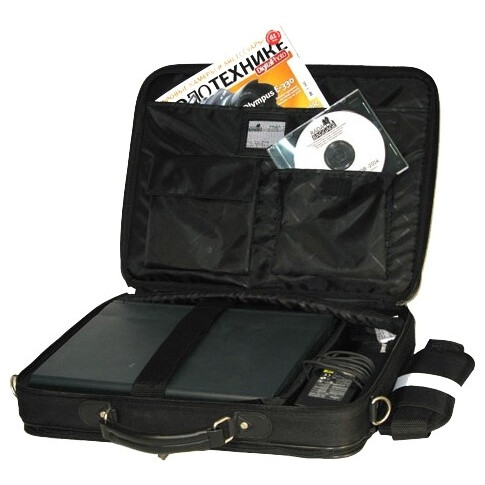 Сумка для ноутбука Continent CC-115 Black - фото 2