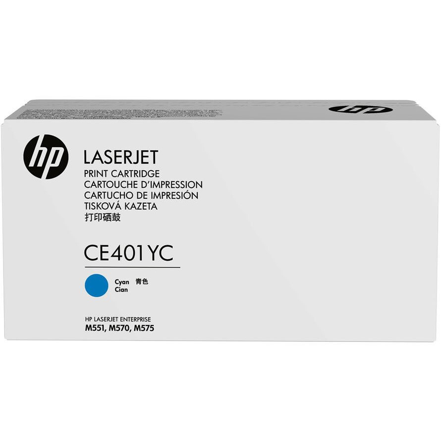 Картридж HP CE401YC (№507Y) Cyan