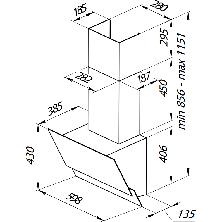 Вытяжка Kuppersberg F 600 BX - фото 3