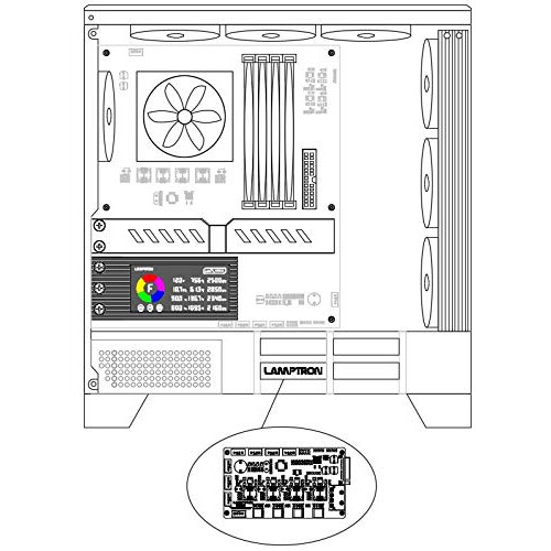 Контроллер вентиляторов Lamptron SM436B - LAMP-SM436B - фото 8