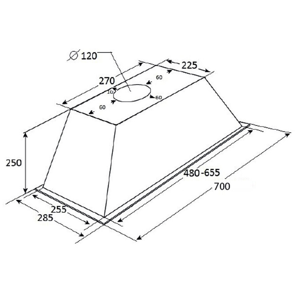 Вытяжка Kuppersberg INLINEA 70 X - фото 2