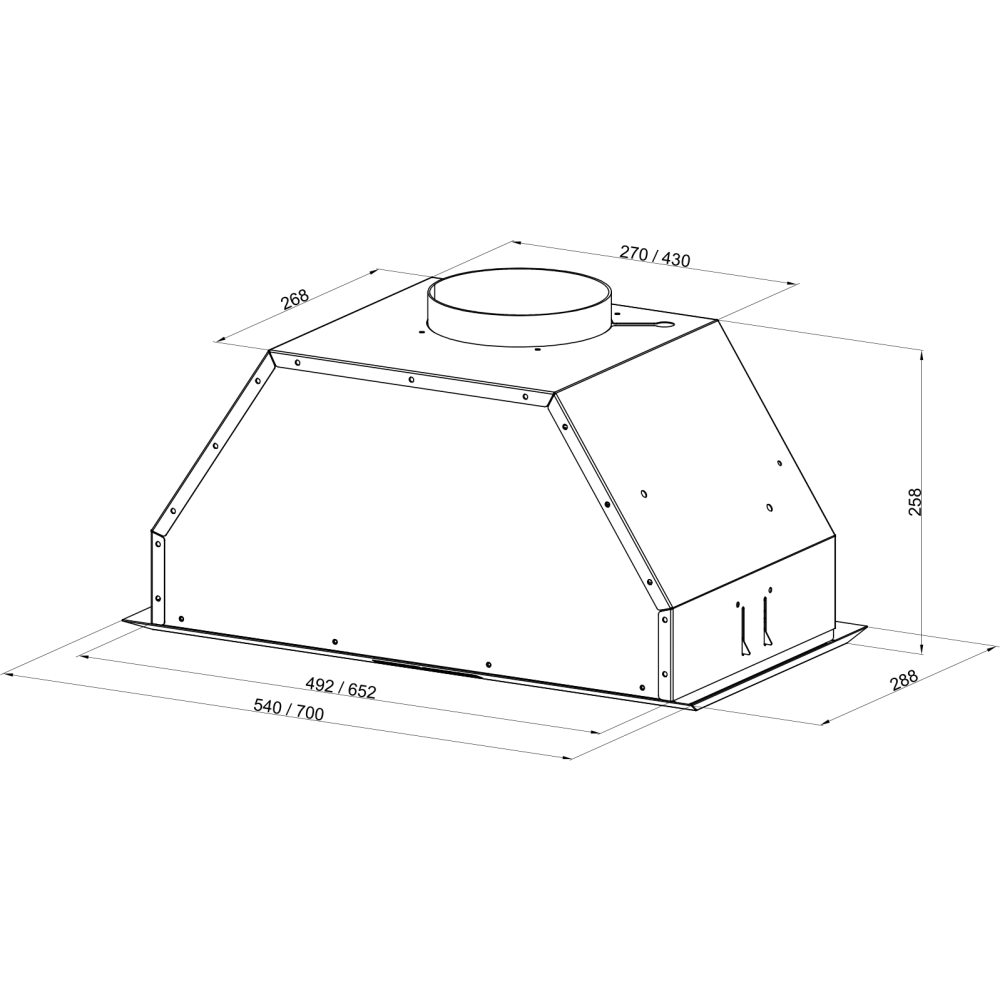 Вытяжка Kuppersberg INTRO 70 X - фото 3