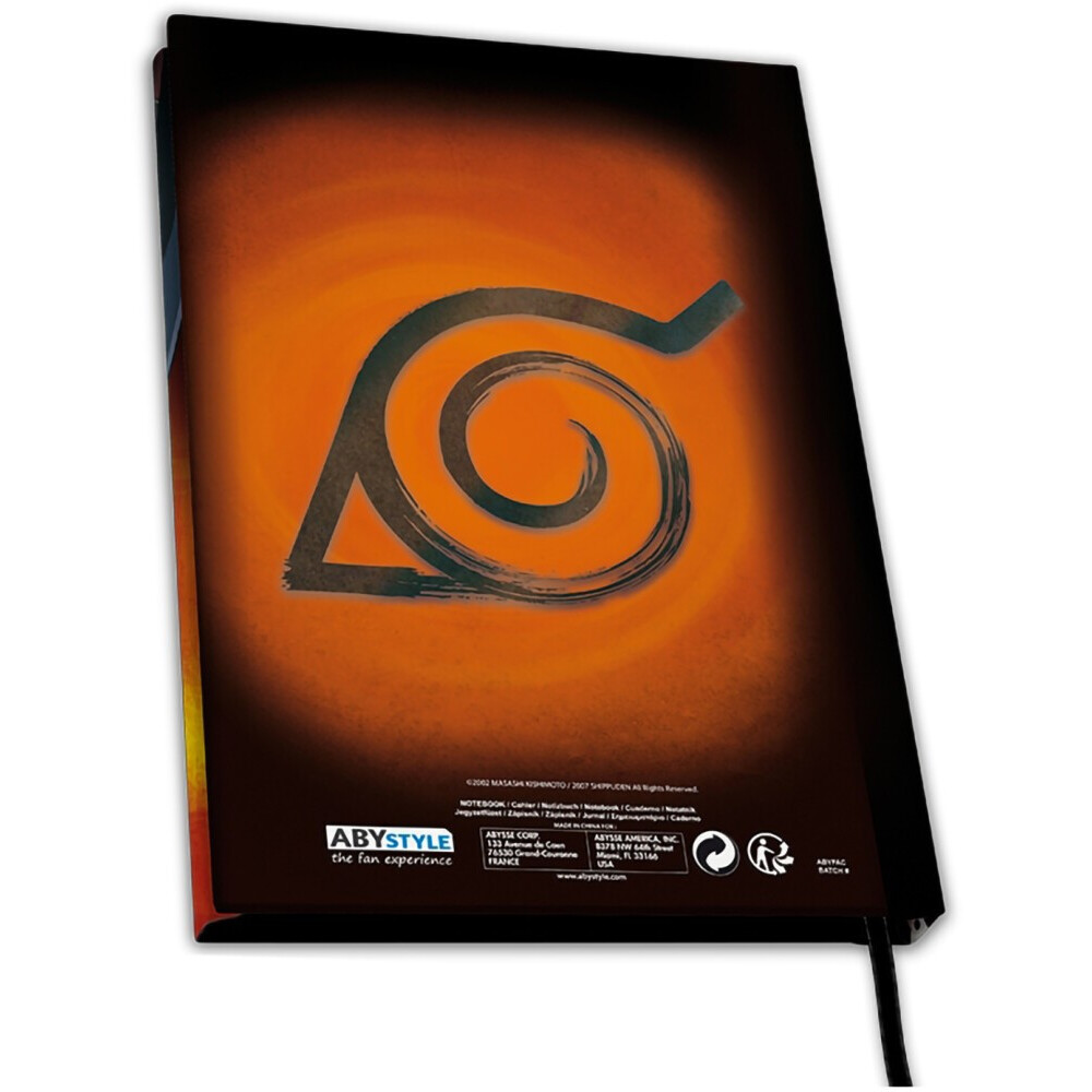 Блокнот ABYstyle Naruto Shippuuden Notebook Konoha Group A5 - ABY365 - фото 2
