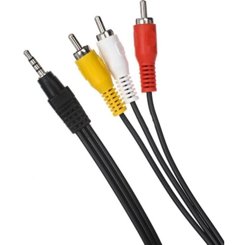 Кабель 3.5 Jack (M) - 3x RCA (M), 3м, Telecom TAV4545-3M