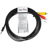 Кабель 3.5 Jack (M) - 3x RCA (M), 3м, Telecom TAV4545-3M