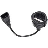 Переходник питания Schuko - C14, 0.15м, Telecom TE002-CU0.75-0.15M