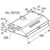 Вытяжка Siemens LU16150GB