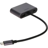Док-станция UGREEN USB-C to HDMI + VGA Adapter Space Gray (CM162) (50505)