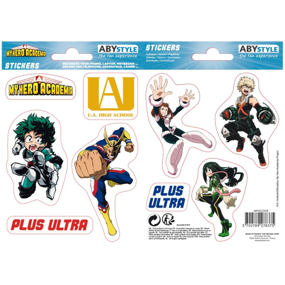 Стикеры ABYstyle My Hero Academia Mini Stickers UA High School - ABYDCO508 - фото 2