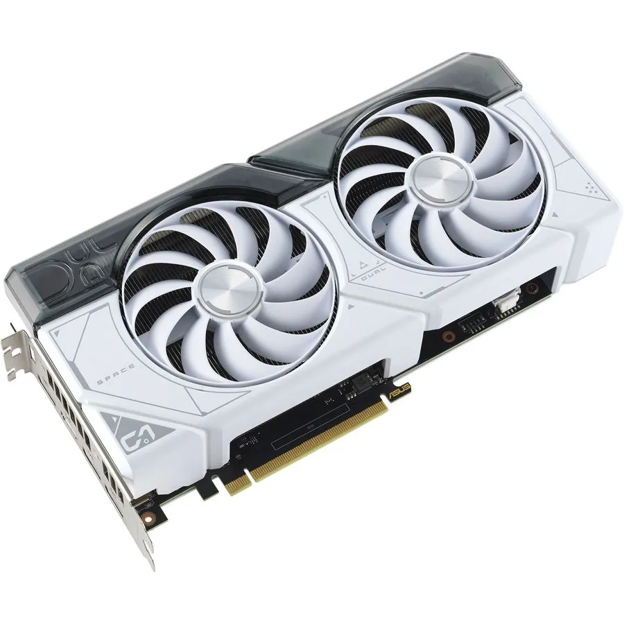 Видеокарта NVIDIA GeForce RTX 4070 ASUS 12Gb (DUAL-RTX4070-O12G-WHITE)