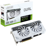 Видеокарта NVIDIA GeForce RTX 4070 ASUS 12Gb (DUAL-RTX4070-O12G-WHITE)