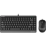 Клавиатура + мышь A4Tech Fstyler F1110 Black/Grey (F1110 GREY)