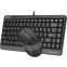 Клавиатура + мышь A4Tech Fstyler F1110 Black/Grey - F1110 GREY - фото 3