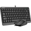 Клавиатура + мышь A4Tech Fstyler F1110 Black/Grey - F1110 GREY - фото 4