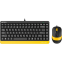 Клавиатура + мышь A4Tech Fstyler F1110 Bumblebee