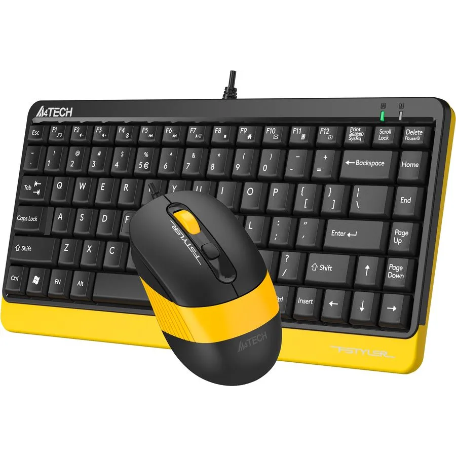 Клавиатура + мышь A4Tech Fstyler F1110 Bumblebee - фото 4
