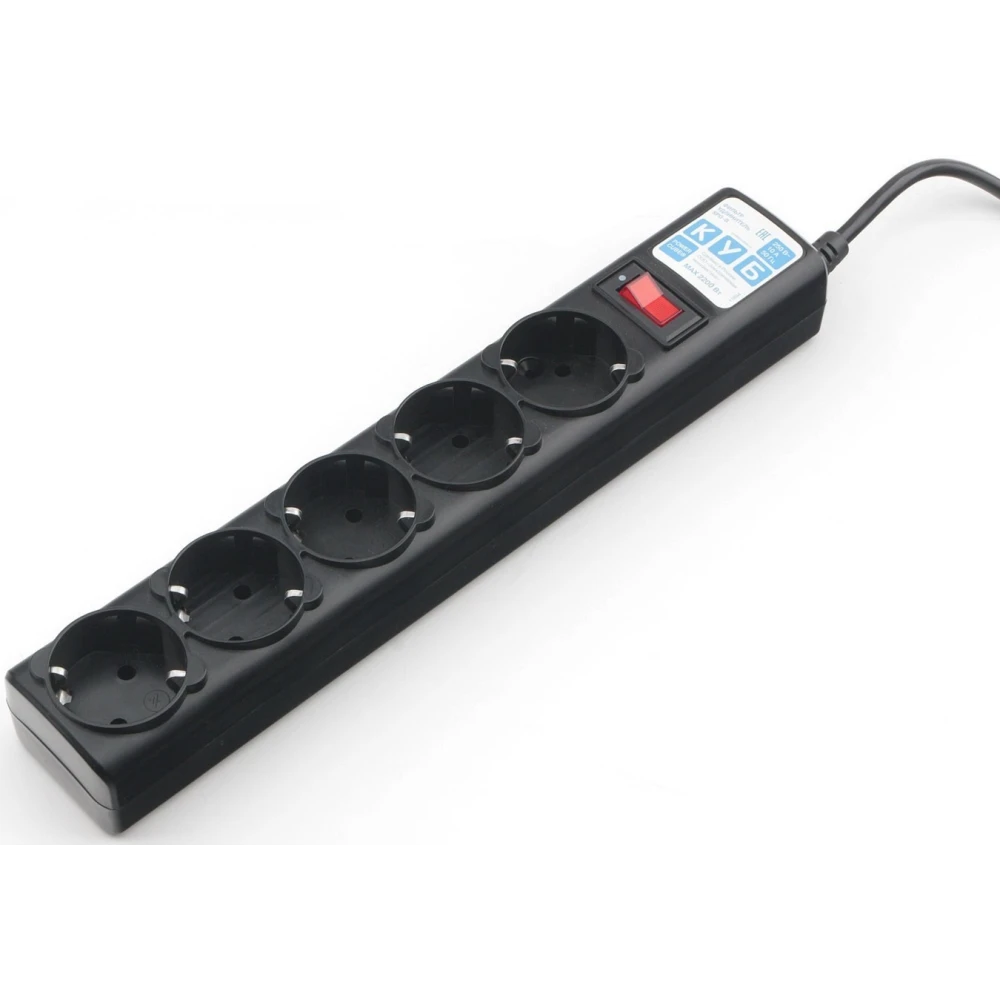 Сетевой фильтр Power Cube SPG5-С2 Black - фото 2