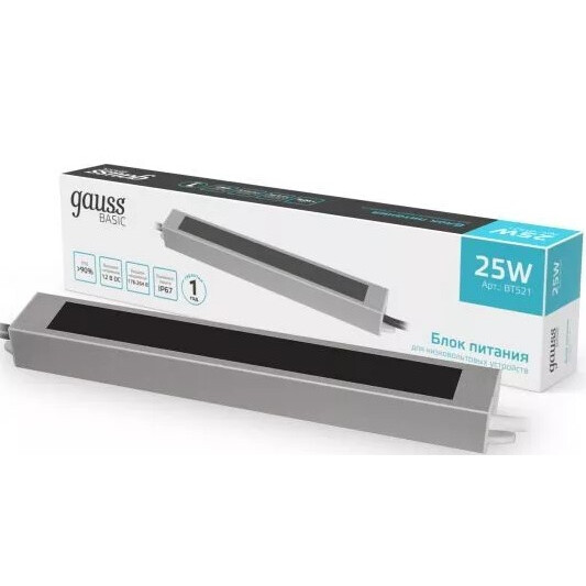 Блок питания для светодиодной ленты Gauss BT521 - фото 2
