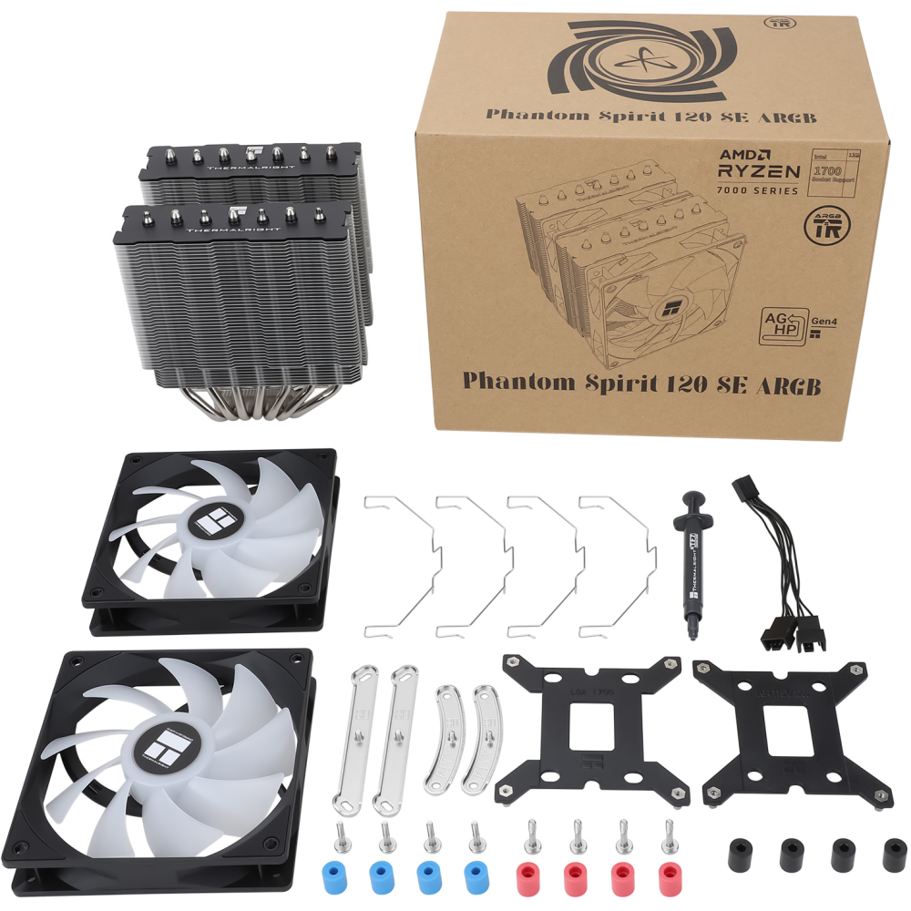 Кулер Thermalright Phantom Spirit 120 SE ARGB - PS120-SE-ARGB - фото 9