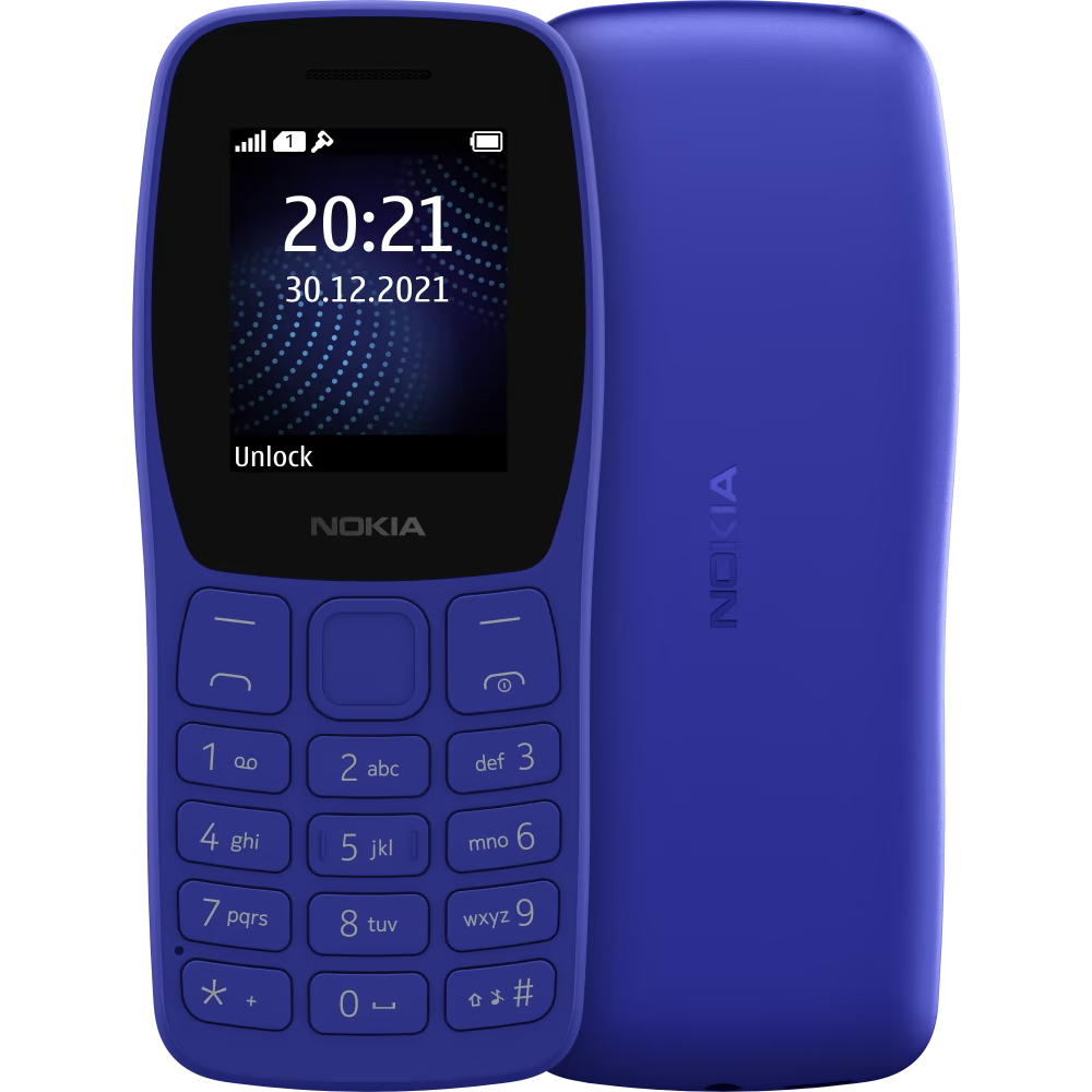 Телефон Nokia 105 Dual Sim (2022) Blue - 11SIAL01A01