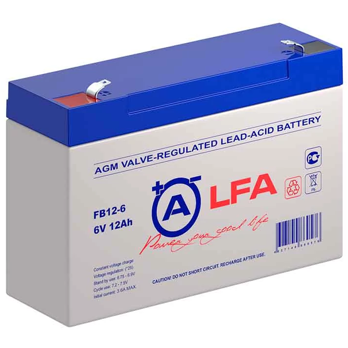 Аккумуляторная батарея ALFA Battery FB12-6