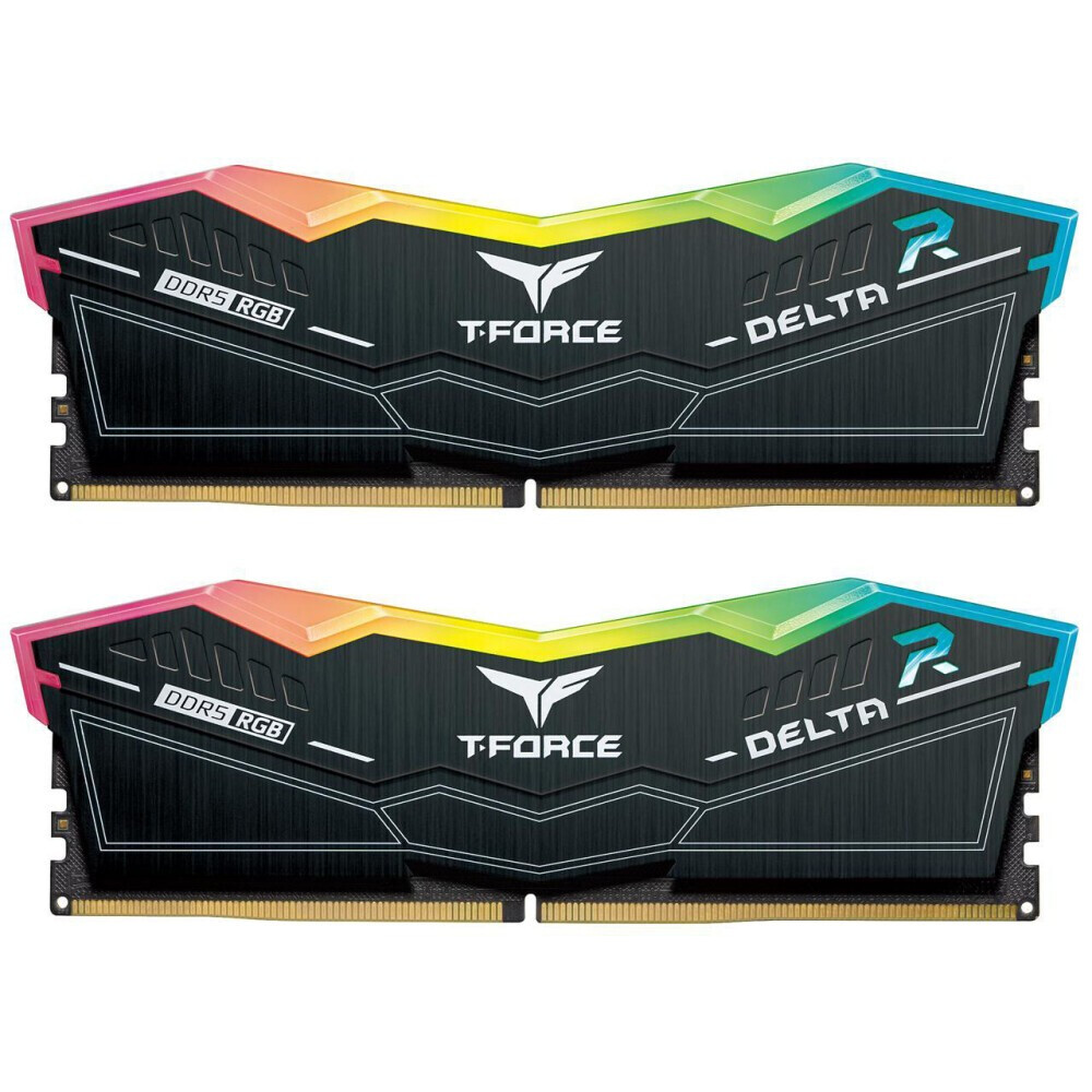 Оперативная память 32GB DDR5 6600MHz Team T-Force Delta RGB (FF3D532G6600HC34DC01) (2x16GB KIT)
