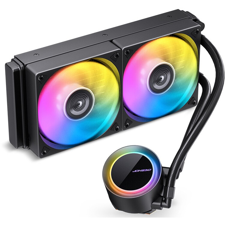 Система жидкостного охлаждения Jonsbo TG-240 ARGB Black - фото 3