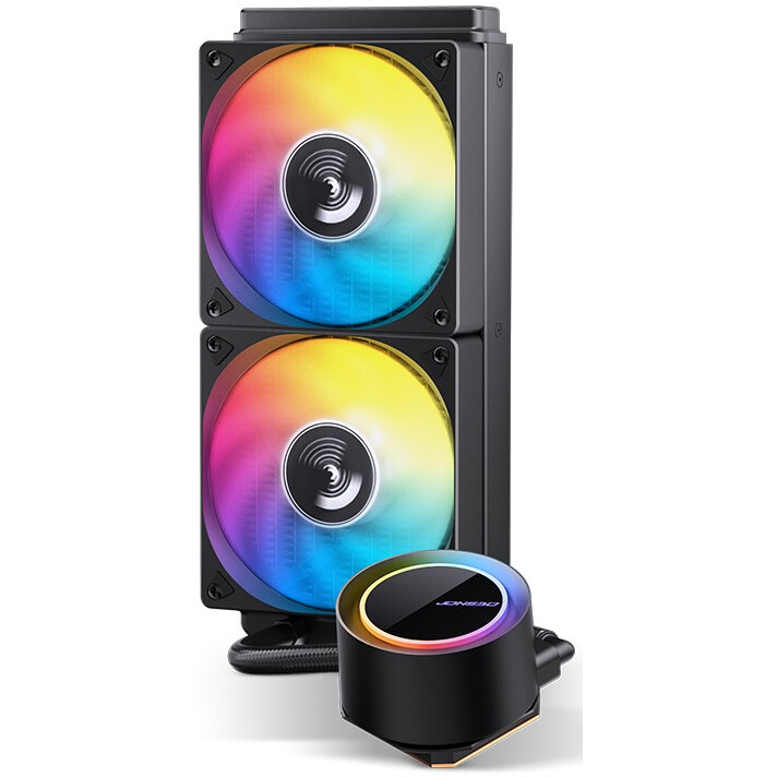 Система жидкостного охлаждения Jonsbo TG-240 ARGB Black - фото 4