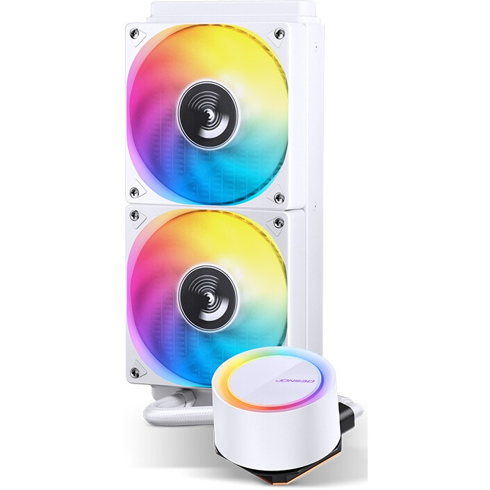 Система жидкостного охлаждения Jonsbo TG-240 ARGB White - фото 4