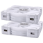 Вентилятор для корпуса Thermaltake CL-F162-PL14SW-A SWAFAN EX14 RGB White (3 Fan Pack) - фото 2