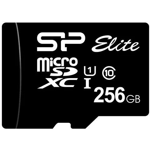 Карта памяти 256GB MicroSD Silicon Power Elite (SP256GBSTXBV1V20)