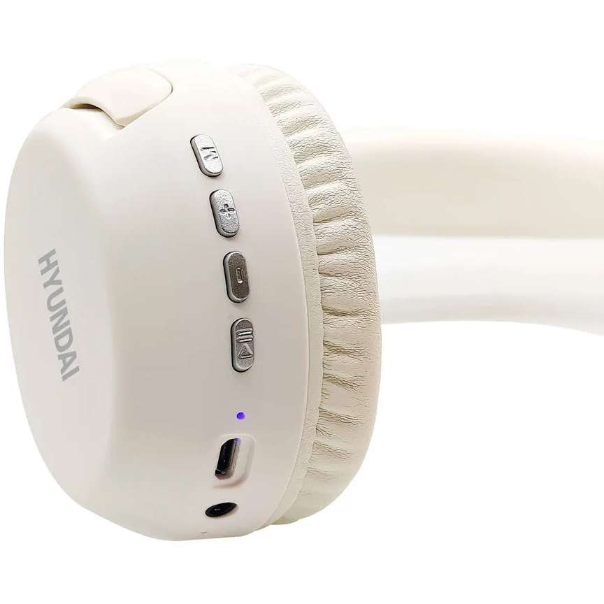 Гарнитура Hyundai H-HP101 White - фото 4