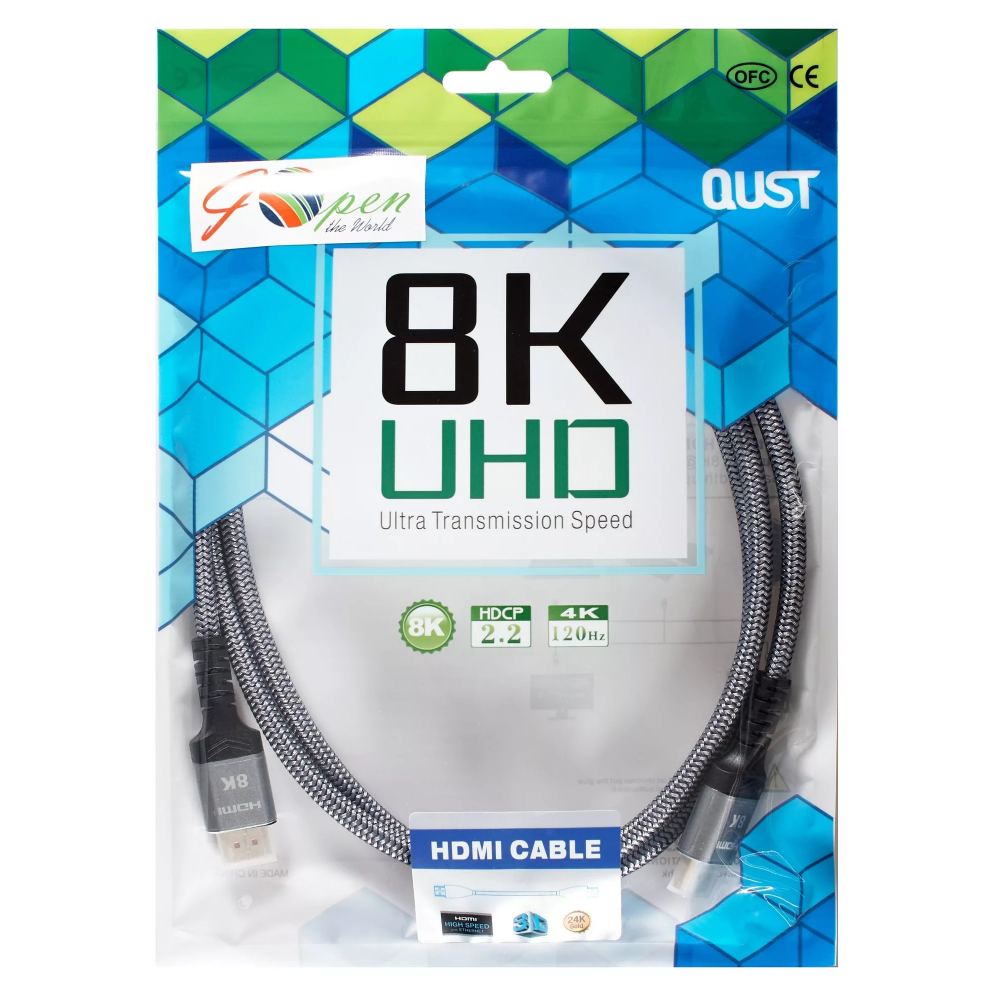 Кабель HDMI - HDMI, 1м, iOpen ACG859A-1.0 - фото 6