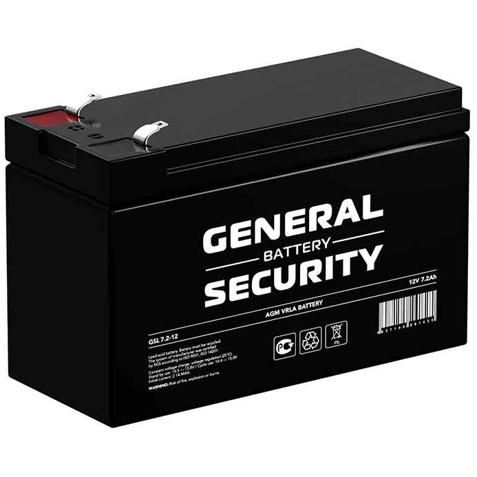 Аккумуляторная батарея General Security GSL7.2-12