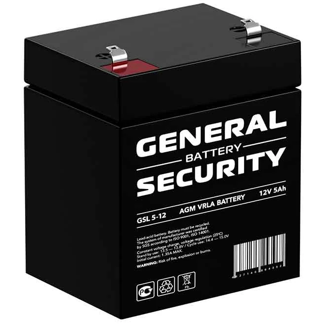 Аккумуляторная батарея General Security GSL5-12