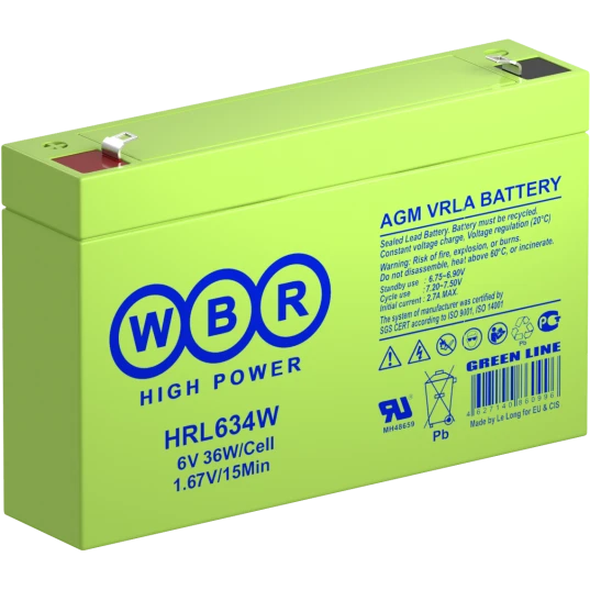 Аккумуляторная батарея WBR HRL634W