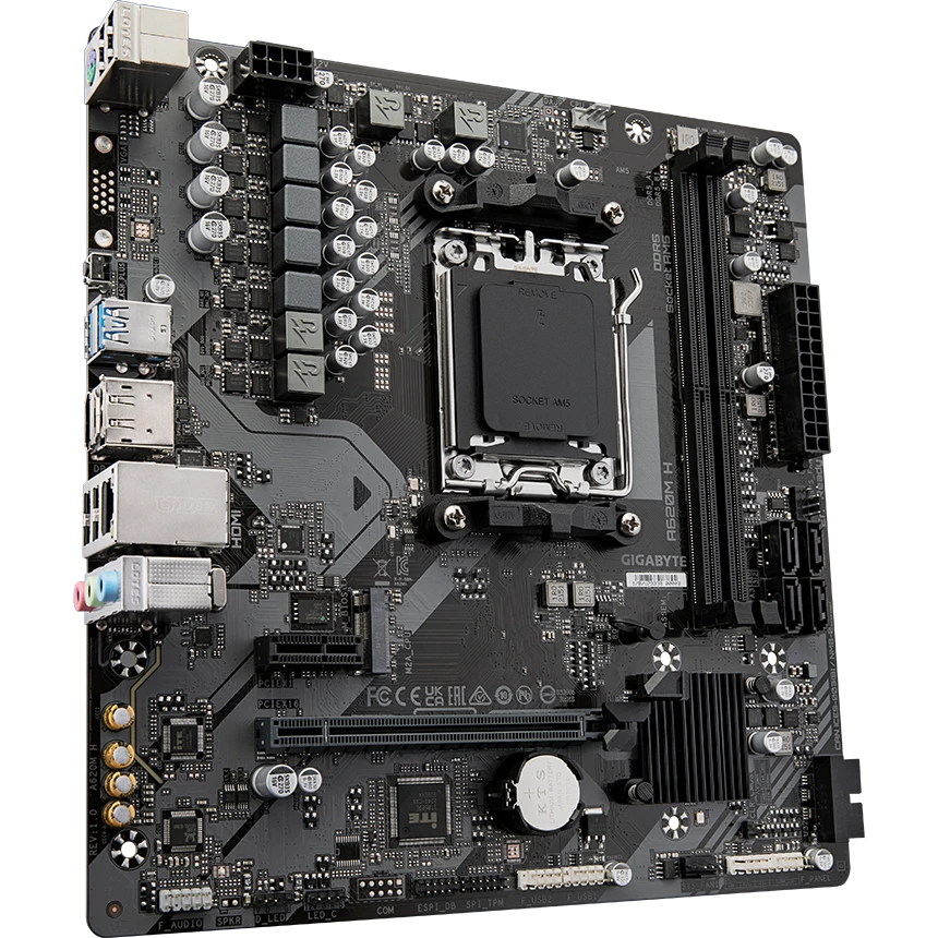 Материнская плата Gigabyte A620M H - фото 2