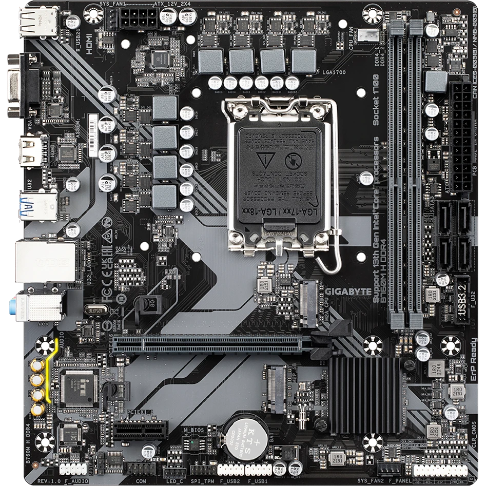 Материнская плата Gigabyte B760M H DDR4