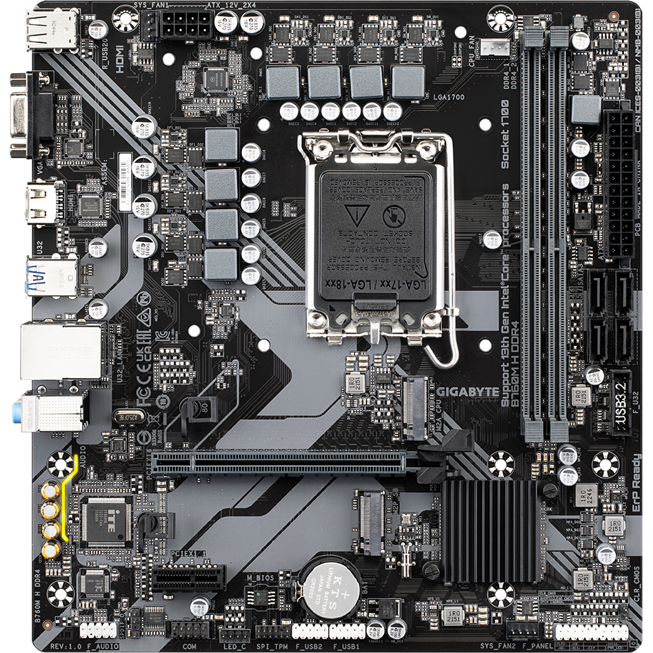 ПК Intel Core i3-14100 / Intel UHD 730 / 16 ГБ / HDD 1 ТБ