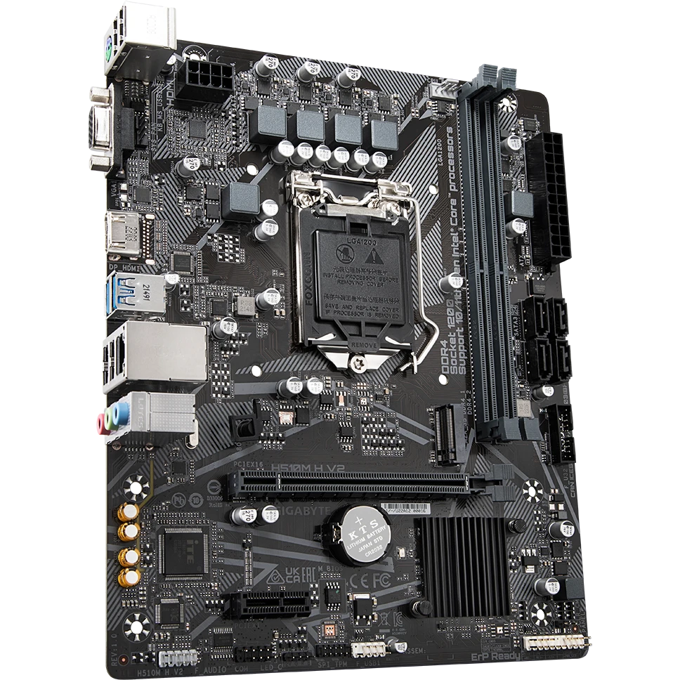 Материнская плата Gigabyte H510M H V2 - фото 2