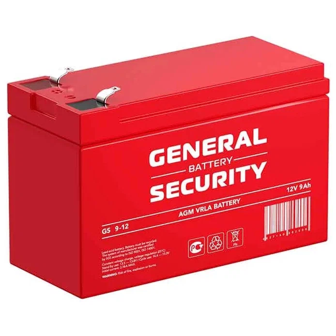 Аккумуляторная батарея General Security GS9-12