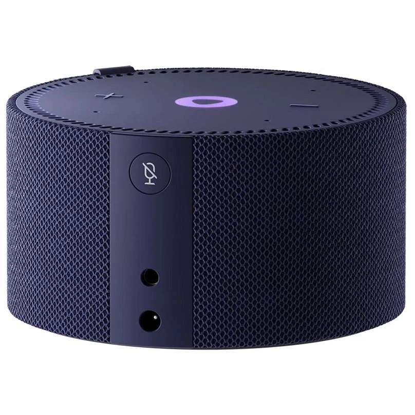 Умная колонка Яндекс Станция Мини 2 с часами синяя (YNDX-00020B) - фото 2